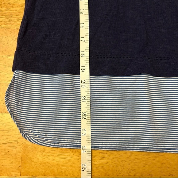 J. CREW Mercantile Striped Hem Tee - Picture 8 of 10
